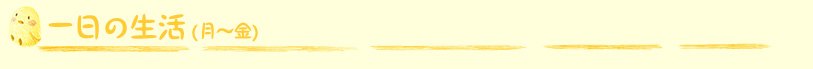 一日の生活